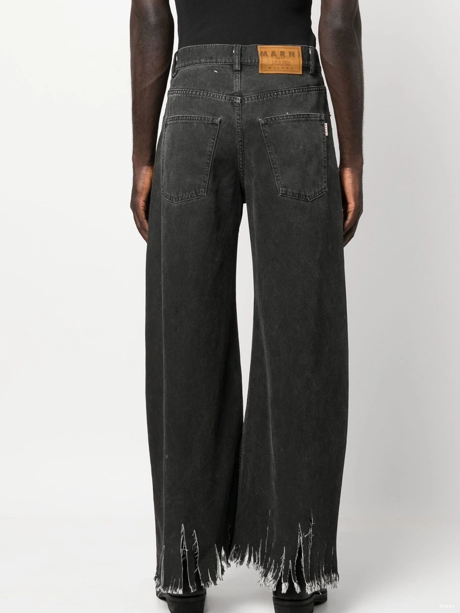 Affordable Women jeans wide leg Alanui fringed 0707